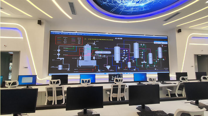 (青島)某單位大數據P1.25LED顯示屏